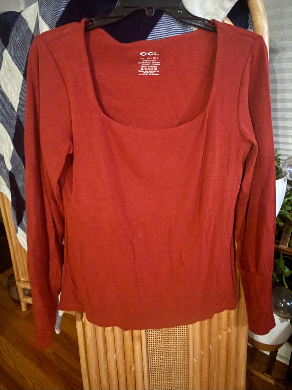 OGL Square Neck Top with Subtle Balloon Sleeve